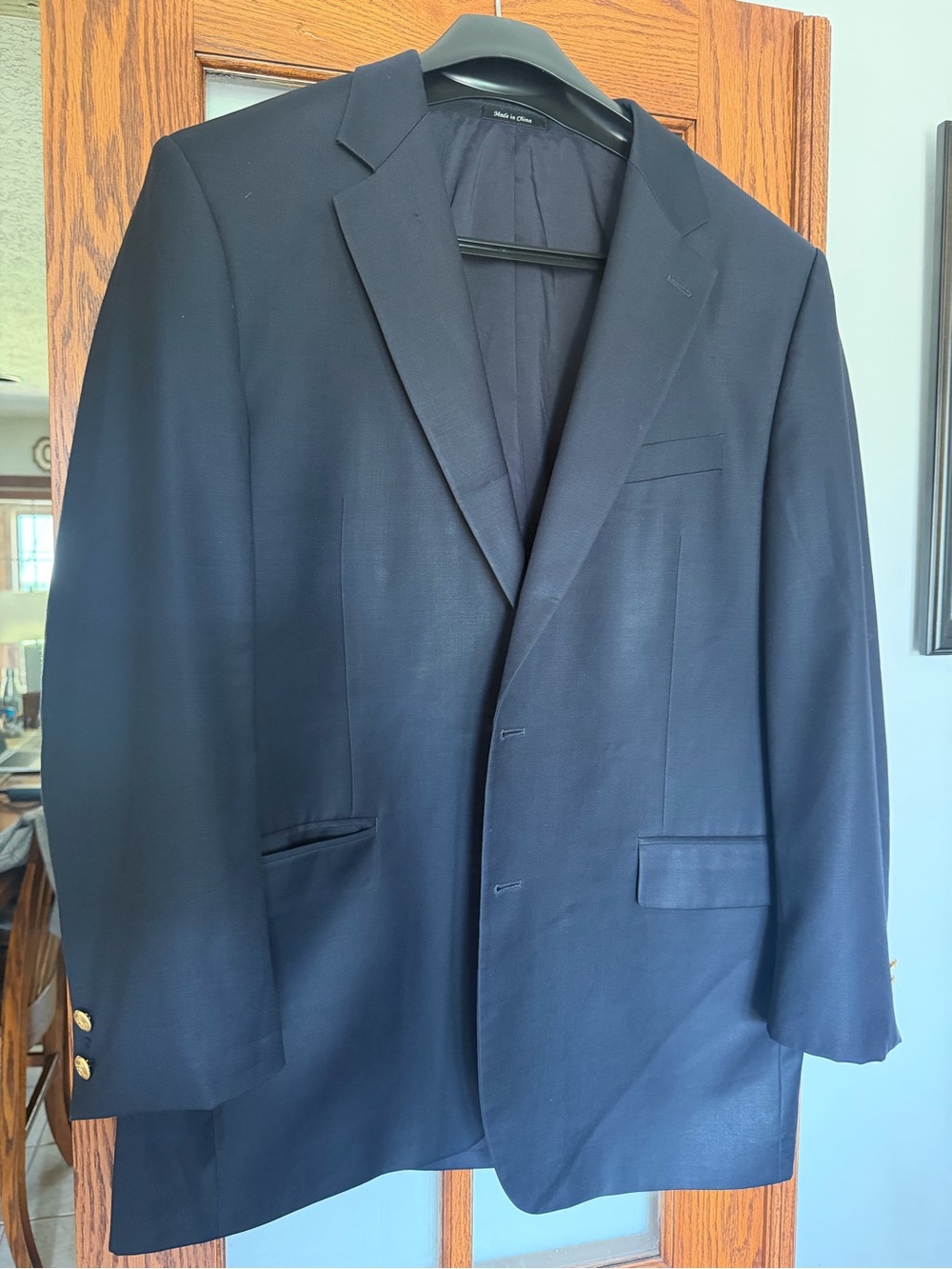 Ralph Lauren Men's Navy Single-Breasted Sport Coat